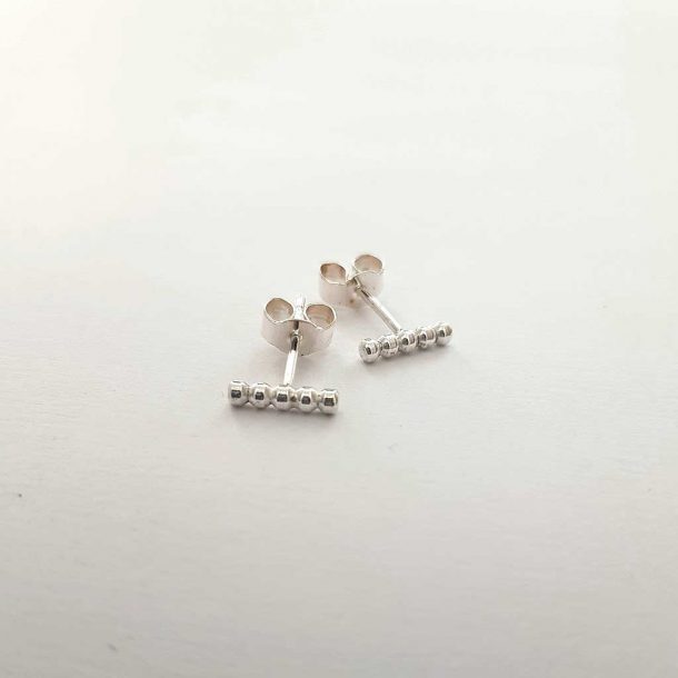 Sterling Silver Bobble Studs